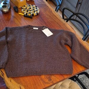 Minimum Womens Brown Sweater S
